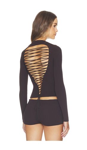 Laced Long Sleeve Top en . Taille XXS. Also en XS, S, M, L, XL - HAELO - Modalova