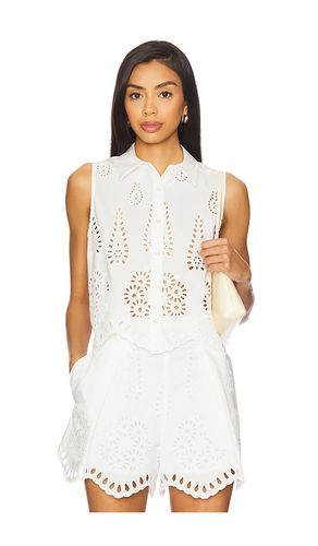 TOP À ŒILLETS en . Taille XS. Also en S, M - HEVRON - Modalova