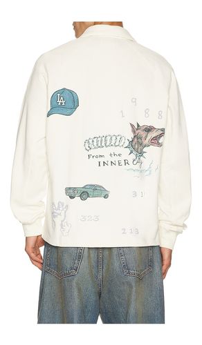 All Over La Fleece Coaches Jacket in . Size L. Also in M, S, XL/1X, XXL/2X - Honor The Gift - Modalova