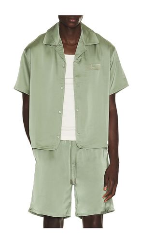 Satin Chest Logo Camp Collar Shirt in . Size L. Also in S - Honor The Gift - Modalova