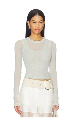 Mesh Layered Long Sleeve Top en . Taille L. Also en M, S - Helmut Lang - Modalova