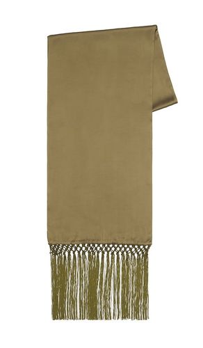ÉCHARPE SATIN SCARF TIE WITH TASSELS en - Helsa - Modalova