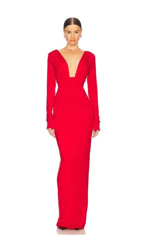 ROBE MAXI JERSEY DEEP V en . Taille M. Also en S, XL - Helsa - Modalova