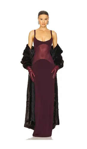 ROBE SHEER KNIT CURVE in . Size M, XL - Helsa - Modalova