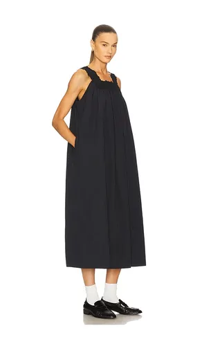 ROBE MIDI DRESS WITH LACE IN TECH POPLIN en . Taille XS. Also en S, M - Helsa - Modalova