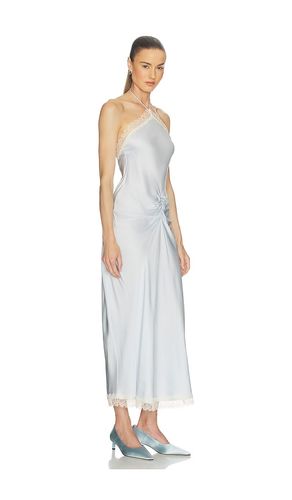 ROBE VISCOSE SATIN MIDI DRESS WITH LACE en . Taille XS. Also en XXS, S, M, L, XL - Helsa - Modalova