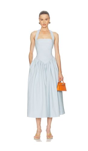ROBE FAILLE HALTER MIDI DRESS en . Taille M. Also en S, XL, XS, XXS - Helsa - Modalova