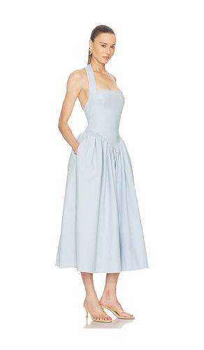 ROBE FAILLE HALTER MIDI DRESS en . Taille M. Also en S, XL, XS, XXS - Helsa - Modalova