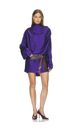 Satin Shirt Dress en . Taille M. Also en - Helsa - Modalova