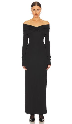 ROBE MATTE JERSEY OFF SHOULDER en . Taille XXS. Also en XS, S, M - Helsa - Modalova
