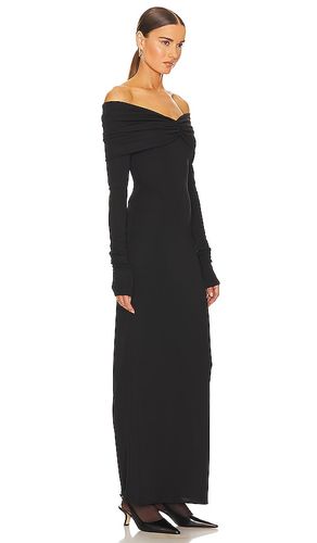 ROBE MATTE JERSEY OFF SHOULDER en . Taille XXS. Also en XS, S, M - Helsa - Modalova