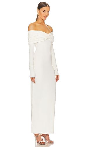 ROBE MATTE JERSEY OFF SHOULDER en . Taille L. Also en S, XS, XXS - Helsa - Modalova