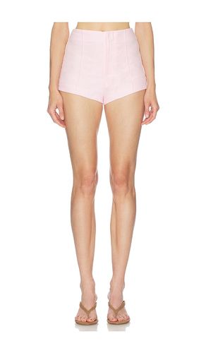Washed Linen Micro Short en . Taille XS. Also en S, M - Helsa - Modalova