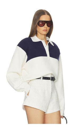 Sindy Color Block Knit Polo en . Taille M. Also en S, XS - Helsa - Modalova