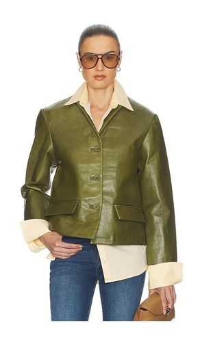 BLOUSON PUFFY LEATHER JACKET en . Taille S. Also en XS - Helsa - Modalova