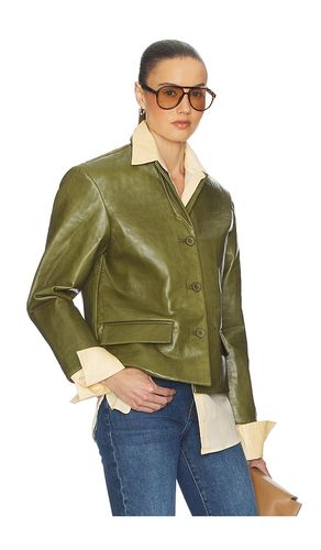 BLOUSON PUFFY LEATHER JACKET en . Taille XS. Also en S - Helsa - Modalova
