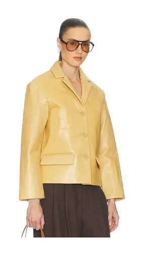 BLOUSON PUFFY LEATHER JACKET en . Taille XXS. Also en XS, S, M - Helsa - Modalova