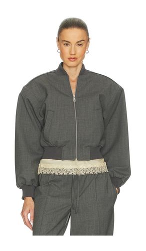 BLOUSON WOOL BLEND BOMBER en . Taille XS. Also en S, M, L - Helsa - Modalova