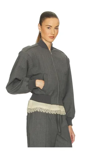 BLOUSON WOOL BLEND BOMBER en . Taille M. Also en S, XS - Helsa - Modalova