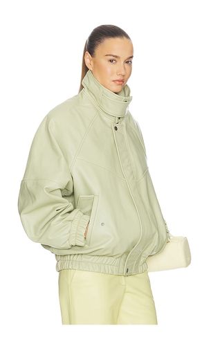 The Oversized Leather Bomber in . Size L. Also in M, S, XL, XS, XXS - Helsa - Modalova