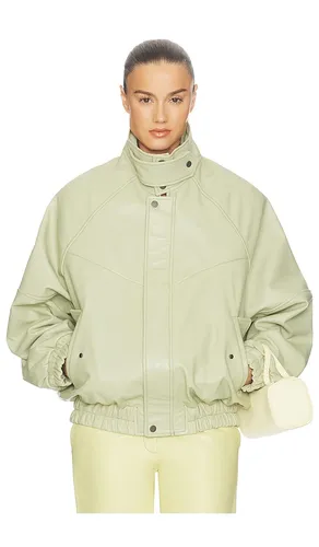 The Oversized Leather Bomber en . Taille L. Also en M, S, XL, XS, XXS - Helsa - Modalova