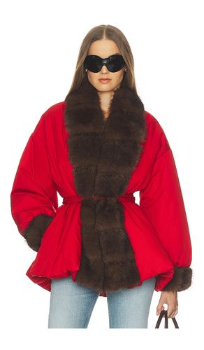 Bubbled Puffer With Faux Fur en . Taille L. Also en M, S, XL, XS - Helsa - Modalova
