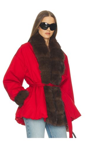 Bubbled Puffer With Faux Fur en . Taille XS. Also en S, M, L, XL - Helsa - Modalova