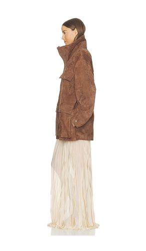 BLOUSON SUEDE OVERSIZED en . Taille XXS/XS. Also en S/M, L/XL - Helsa - Modalova