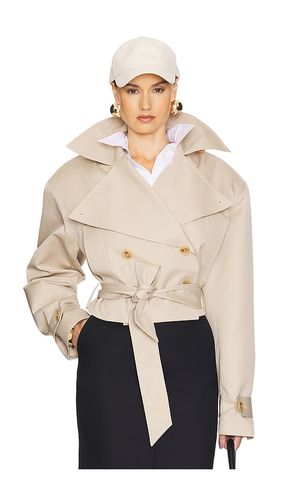 TRENCH CROPPED OVERSIZED en . Taille L. Also en M, S, XL - Helsa - Modalova