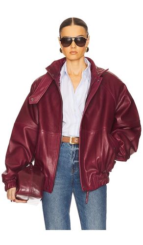 The Oversized Leather Bomber en . Taille S. Also en XS - Helsa - Modalova