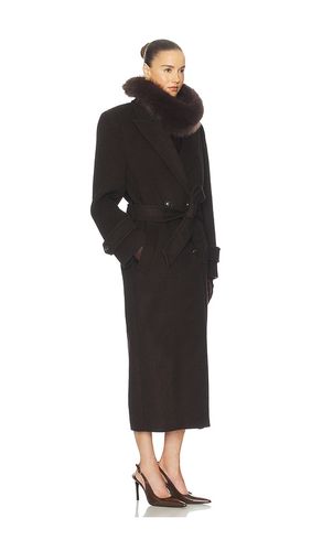 MANTEAU LONG BOLD SHOULDER en . Taille L. Also en M, S, XL - Helsa - Modalova
