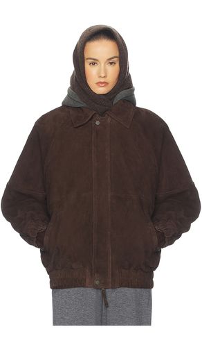 The Oversized Suede Bomber en . Taille L. Also en M, S - Helsa - Modalova