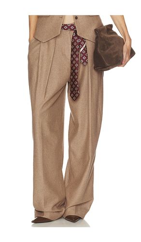 PANTALON ITALIAN HERRINGBONE TOMBOY TROUSER en . Taille L. Also en M, S, XS - Helsa - Modalova