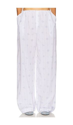 PANTALON HOUSE PANTS IN FLEUR PRINT STRIPE en . Taille M. Also en S, XL, XS - Helsa - Modalova