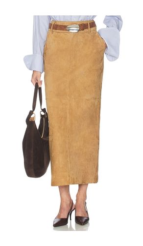 JUPE SUEDE COLUMN en . Taille M. Also en XS - Helsa - Modalova