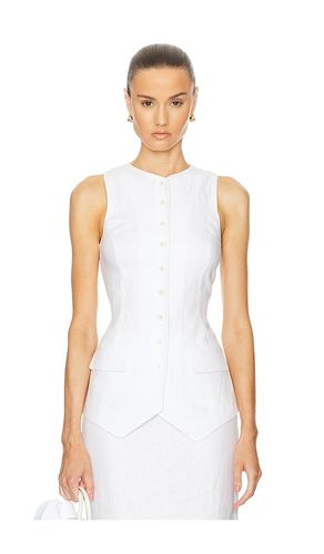 Linen Button Tunic in . Size M. Also in S - Helsa - Modalova
