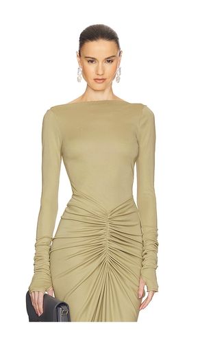 Matte Jersey Long Sleeve Top in . Size S - Helsa - Modalova