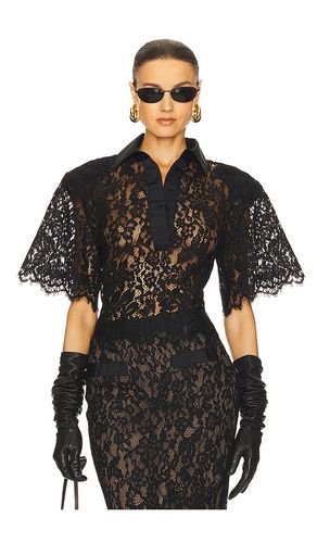 The Lace Shirt With Shoulder Pad in . Size M, S, XS - Helsa - Modalova