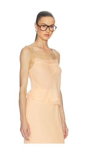 Viscose Satin Cami With Lace en . Taille S. Also en M, XL - Helsa - Modalova