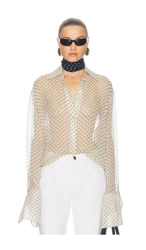 The Relaxed Shirt en Silk Chiffon en . Taille M. Also en S, XS - Helsa - Modalova