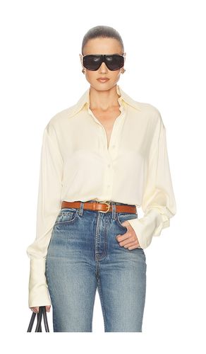 The Relaxed Silk Shirt en . Taille L. Also en M, S, XS - Helsa - Modalova