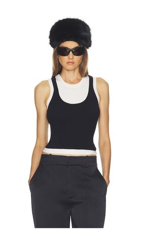 Tai Layered Knit Tank en & . Taille S. Also en XXS, XS, M, L, XL - Helsa - Modalova