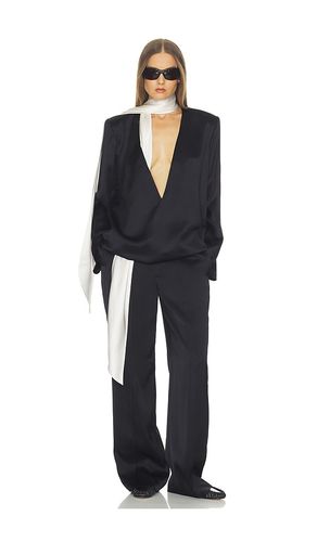 Popover With Attached Scarf en Double Face Satin en . Taille L. Also en M, S, XS - Helsa - Modalova