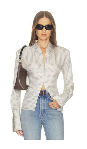 The Silky Shirt en Tie Print en . Taille XXS. Also en XS, S, M, L, XL - Helsa - Modalova