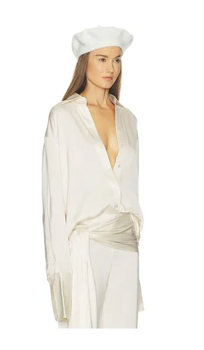 The Relaxed Satin Shirt en . Taille M. Also en - Helsa - Modalova