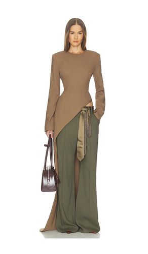 TUNIQUE WOOL BLEND ASYMMETRICAL en . Taille M. Also en S, XS - Helsa - Modalova
