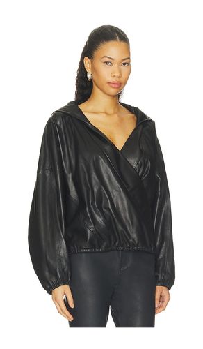 Sisi Leather Hooded Blouse en . Taille 36. Also en 32, 34, 38, 40 - HERSKIND - Modalova