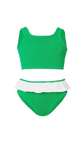 Hunza G Kids Olive Bikini in Green - Hunza G - Modalova
