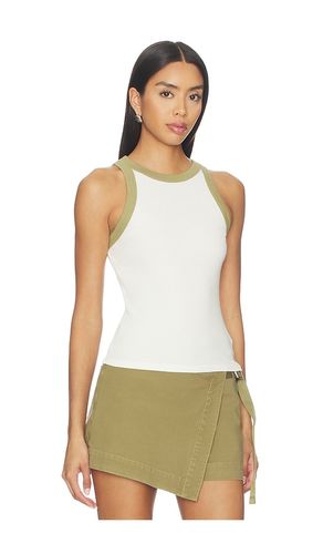 Ribbed Racer Tank Top en . Taille L. Also en M, XL, XS - Hudson Jeans - Modalova