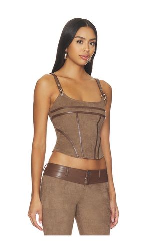 Viviane Suede Corset Top en . Taille M. Also en S - I.AM.GIA - Modalova